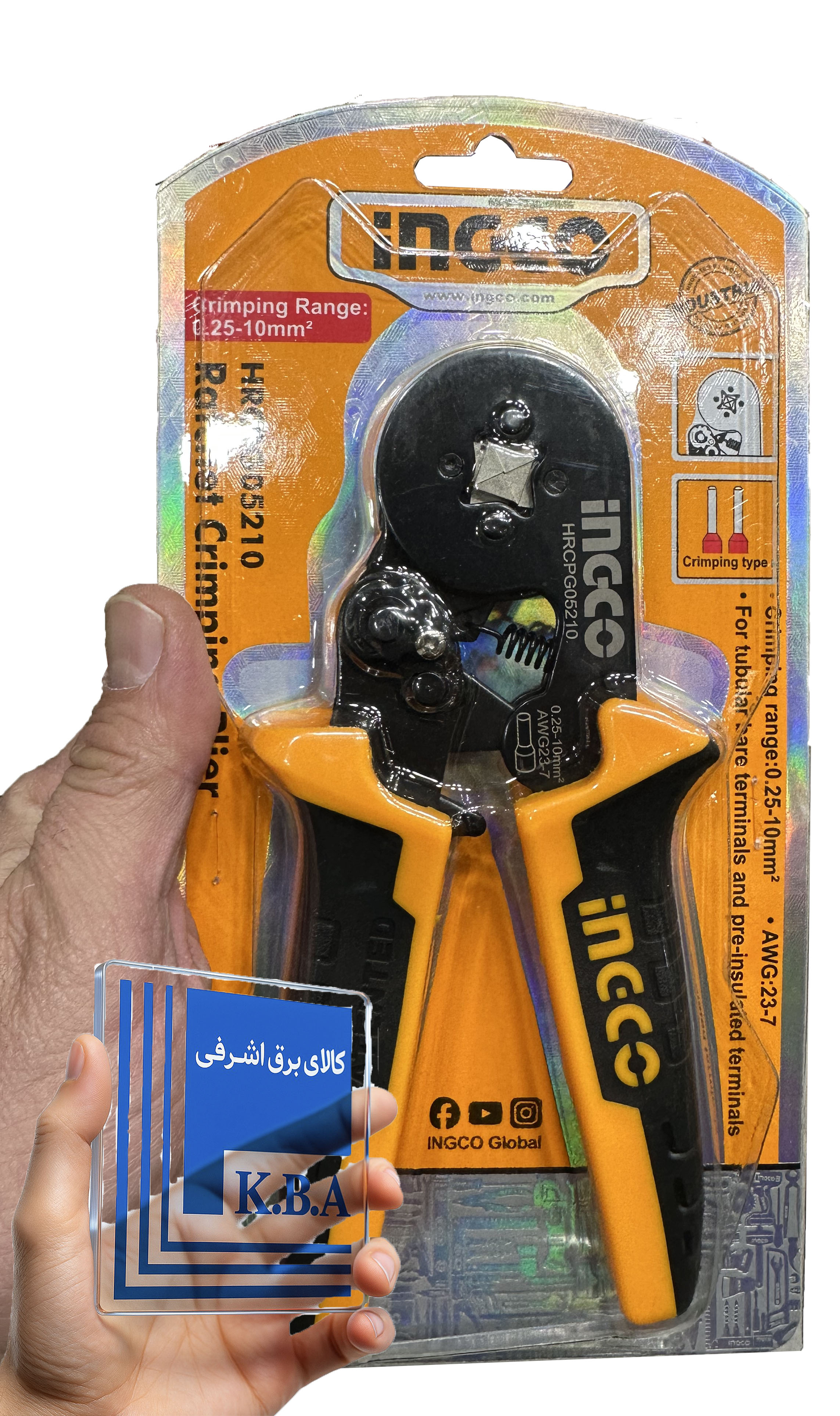 تصویر پرس وایرشو چهارگوش زن مدل 05210 مارک InGco ساخت چین 