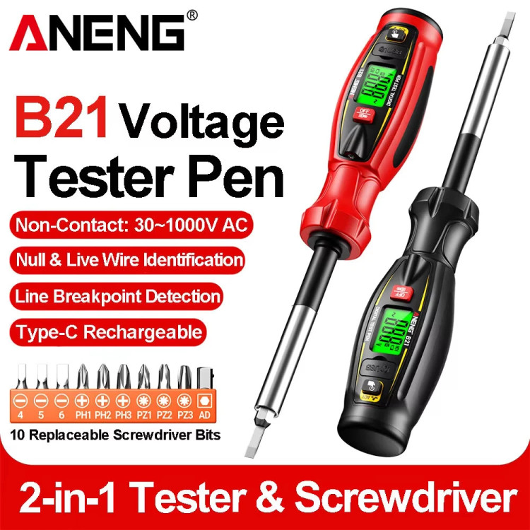 تستر دیجیتال ولتاژ ANENG B21
